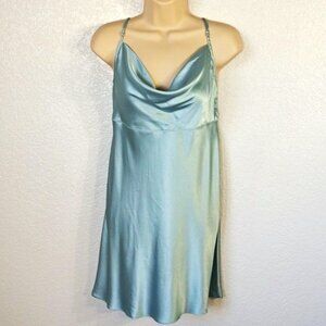 Victoria's Secret Size L Chemise Cowl/Drape Neckline Slip Dress